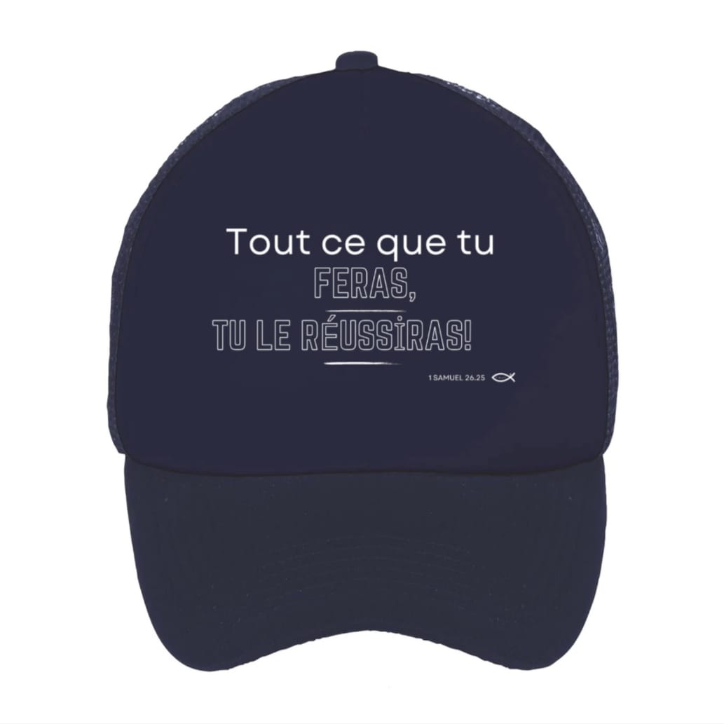 Découvrez nos casquettes bleues nuits