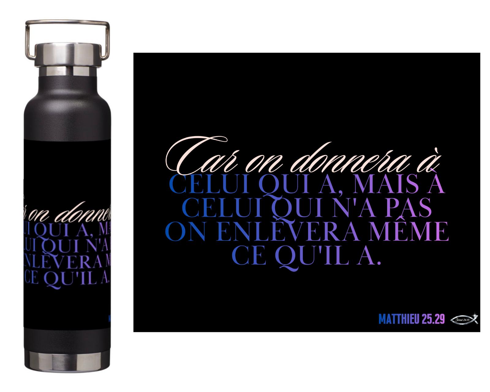 Gourdes isothermes en acier inoxydable