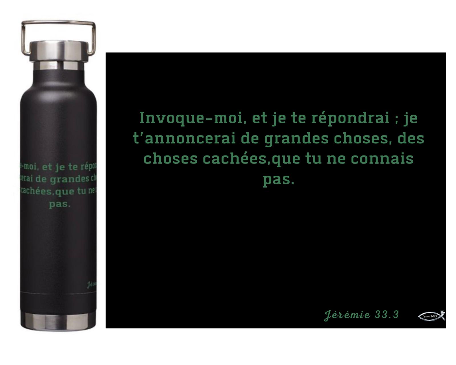 Gourdes isothermes en acier inoxydable