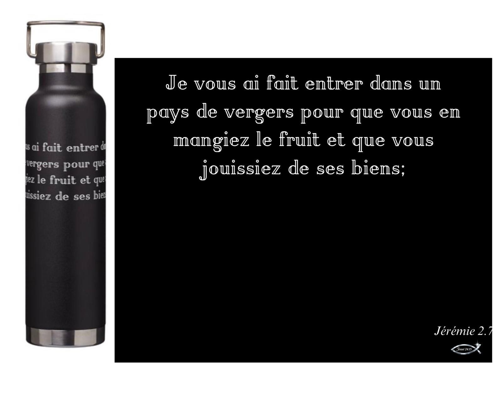Gourdes isothermes en acier inoxydable