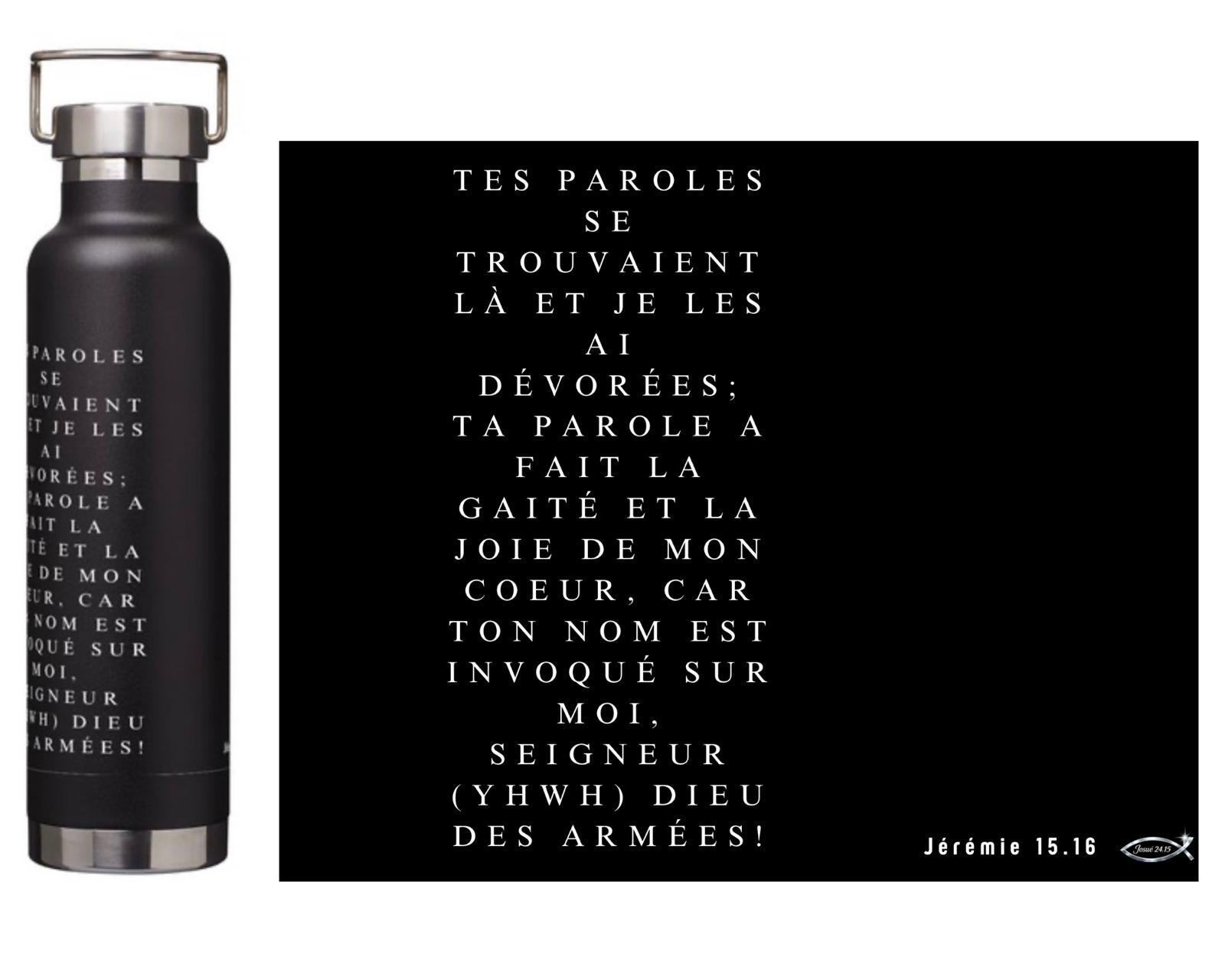 Gourdes isothermes en acier inoxydable